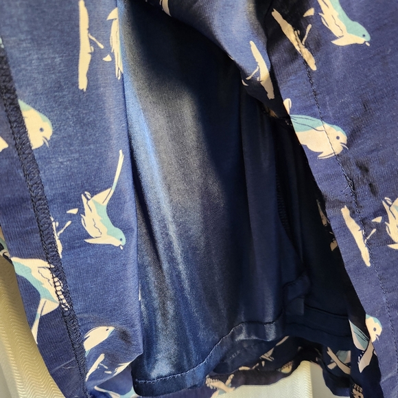 Navy Bird Mini Dress - Picture 7 of 7